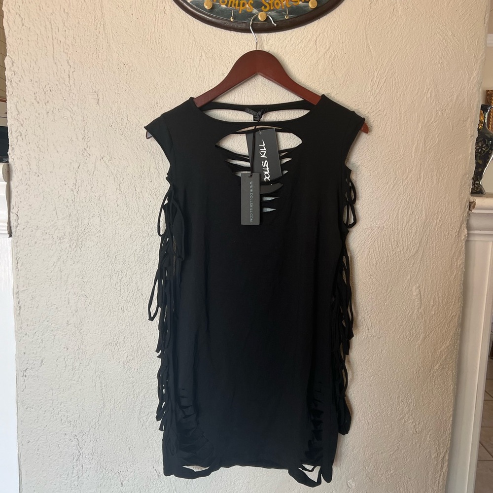 Dolls Kill Widow Portal to Hell Shredded Dress